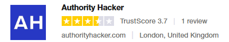 Authority Hacker on Trustpilot