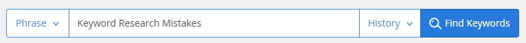 common keyword research mistakes to avoid