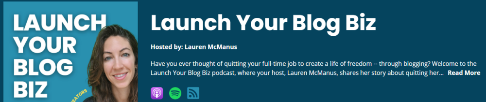 Launch your blog biz with photp of Lauren McManus