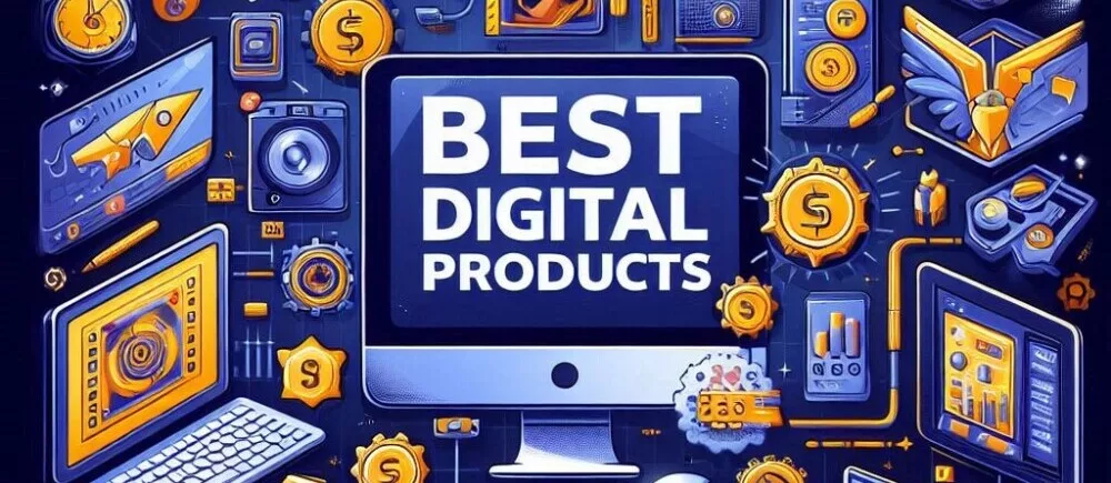 an all in one desktop computer that says best digital products on its screen 1 1