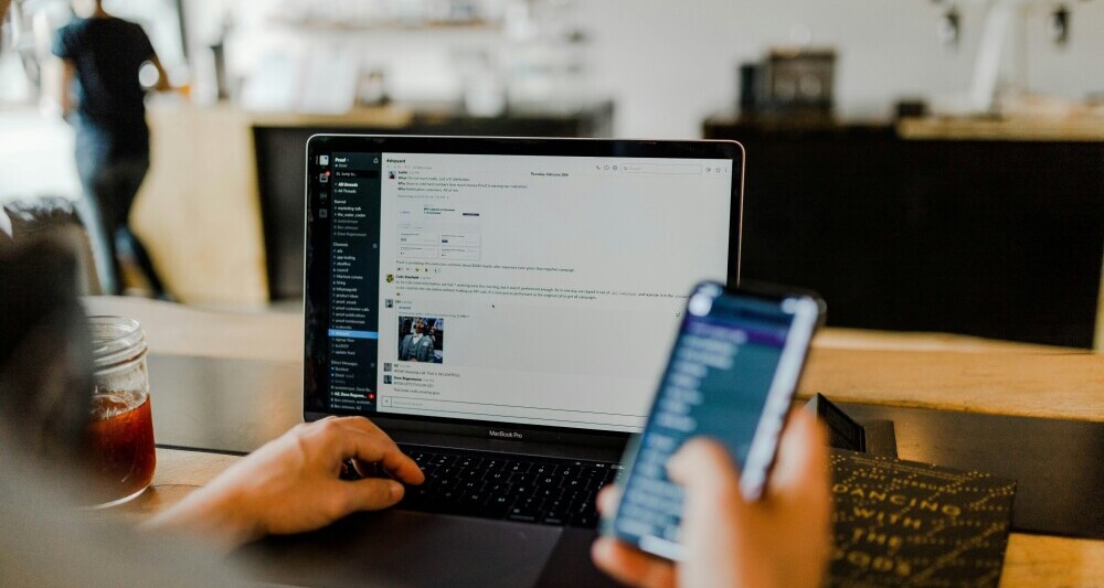 Working at home in an online business